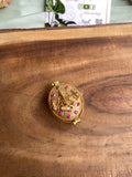 Ganesha Small Antique 3D Kukum Box
