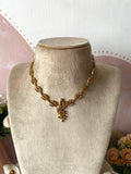 Simple AD Peacock Necklace with Earrings