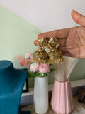 Non-Idol Gold Polish Earrings