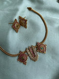 Sri Balaji Heritage Choker with Studs