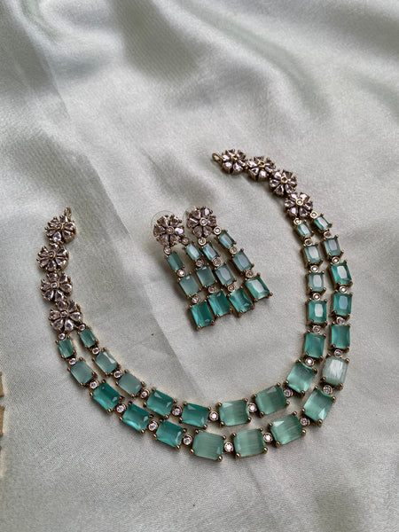 Ready to Ship - Turquoise and White Buffalo Pendant - 2 Stone Pendant -  Linda Blackbourn Jewelry