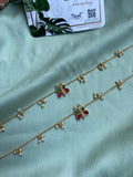 Butterfly Pearl Anklets in Two Colors (Price for a Pair)
