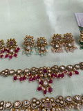 Victorian AD Choker with earrings in 4 colours