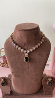 Victorian AD Necklace with Earrings in Four Colors