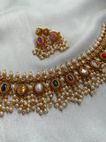 Navarathana Guttaspusalu Necklace with Earrings