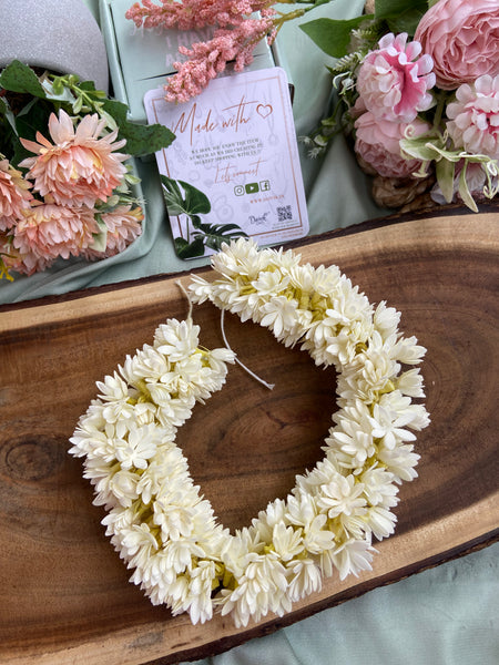Elegant Jasmine/Mullai Flower Artificial Gajra