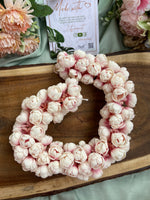 Elegant Bloomed Pink Shade Jasmine Flower Artificial Gajra
