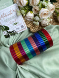 Openable Peacock Kada with Interchangeable Colour Bangles (10 Shades)