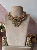 Pure Kemp Brass Kemp Necklace with Earrings