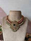 Pure Kemp Brass Kemp Necklace with Earrings