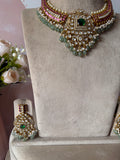 Pure Kemp Brass Kemp Necklace with Earrings