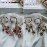 AD Hanging Pendants Earcuff in 2 Colors (Price for Each)