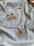 GJ Polish AD Designer Pendant Necklace with Earrings
