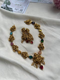 Navarathna Lakshmi Necklace with Earrings