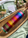Openable AD Kada with Interchangeable Colour Bangles (12 Shades)