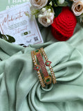 Ruby Green AD Kemp Bangles Combo