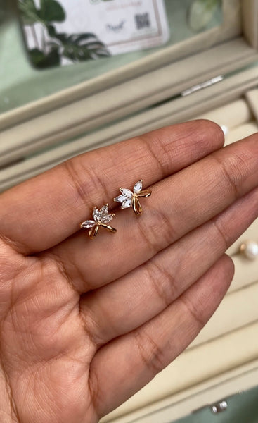 Anti Tarnish Flower Earrings
