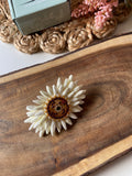 Real Look Alike Foam Handmade Kemp Pendant Pichi Flower Hair Clip