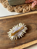 Real Look Alike Foam Handmade Kemp Pendant Pichi Flower Hair Clip