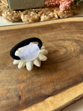 Real Look Alike Foam Handmade Jasmine Flower Buds Elastic Rubber Band