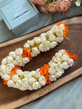 Bloomed Malli(Jasmine )with Kanakamaram Flower Reusable Gajra