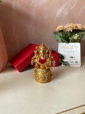 Ganesha Kum Kum Box in 4 Colors (Price for Each)