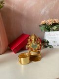 Ganesha Kum Kum Box in 4 Colors (Price for Each)