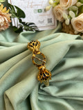 Anti Tarnish Double Jaguar Men's Kada