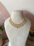 White Beads Jali classic Mala / Chain