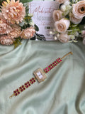 Heritage Ruby Flower Watch Bracelet