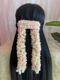 2 line Jaathi Mullai Go Clip 16" Artificial Flower Gajra