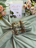 AD Green Pearl Floral Combo