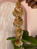 Kemp Jadau Ruby Green Jada Billa (Hair Accessory)