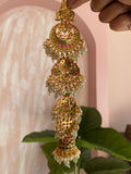 Kemp Jadau Ruby Green Jada Billa (Hair Accessory)
