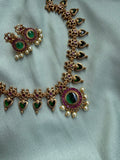 Palakka Kerala Necklace with Earrings