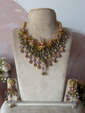 Designer Ballet Butterfly Dancing Girl Necklace with Earrings
