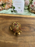Antique Turtle Kumkum Box