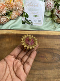 Antique Ruby Kumkum Box