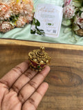 Antique Flower Petals Kumkum Box