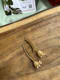 AD Sleek Earcuff with Jhumkas