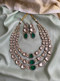 Bridal Victorian Layered Necklace with earrings