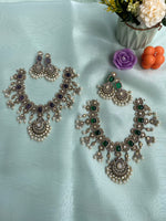 Victorian Mossonite necklace in 2 colours