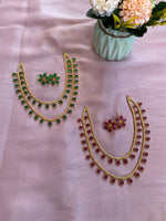 Layered AD Chain with earrings in 2 colours