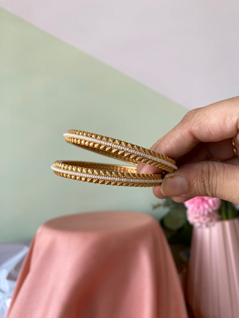 Regular wear simple Pearl bangles – Daivik.in