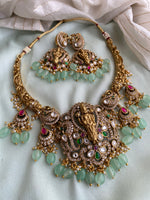 Victorian Temple necklace with earrings