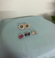 AD changeable earrings with 4 colours
