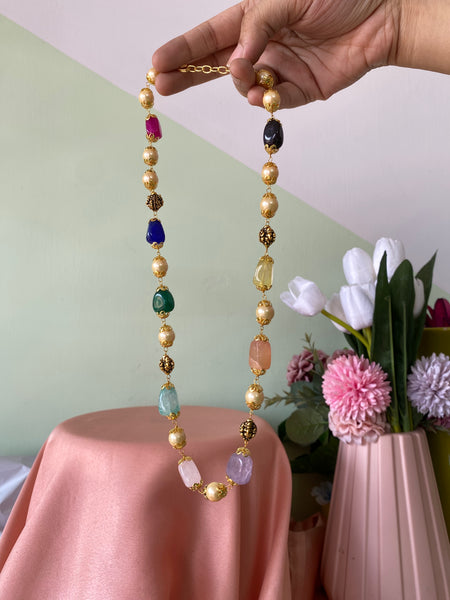 Multi colour beads chain deals
