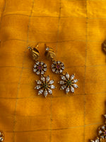 Two Layerd AD Haram With Earrings