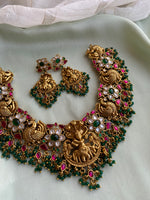 Kemp Brass Guttaspusalu Necklace with earrings