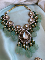 Victorian Kundan Necklace with earrings